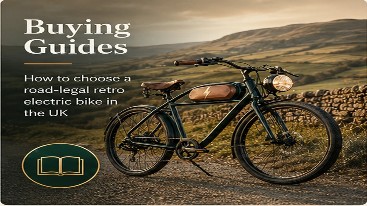 Retro electric bike buying guide illustration